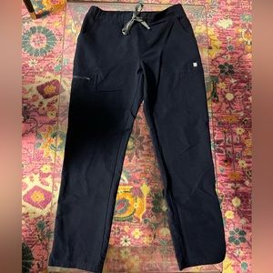 Figs Navy Yola scrub bottoms - petite small